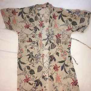 Bellerose lightweight floral robe